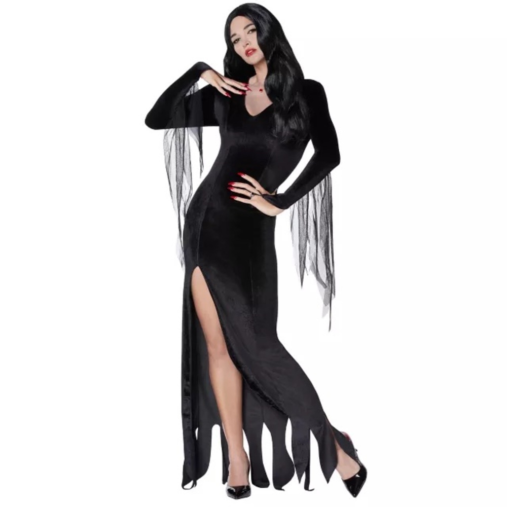 Adult Morticia Addams Costume dress- The Addams Family - Halloween costume XL 🖤